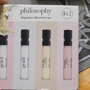 * Price Firm *.  Philosophy Fragrance Discovery Set - Pink, Cream, Tan